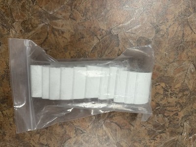 Inground Swimming Pool Coping Clips 2'' CP2 LAT-811-400 Lot of 12 Aluminum White