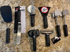 OXO "Good Grips" Kitchen Utensil 9-pc Set, Icing Knife-Spatula-Tenderizer-Pizza