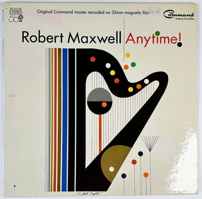 Robert Maxwell Anytime! Vinyl LP 1967 Command RS 913 SD Jazz