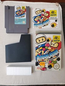 Dynablaster Nintendo NES PAL B ESP COMPLETO. SPANISH VERSION COMPLETE Nese Ness