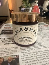Fable & Mane SahaScalp Wild Ginger Purifying Scalp Scrub 8oz NIB - SHIPS FREE