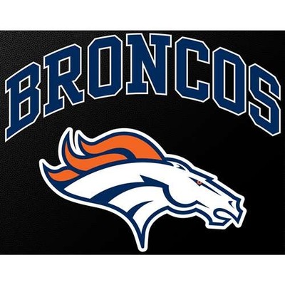 Denver Broncos Full Color Die Cut Transfer Decal - 6'' x 6''