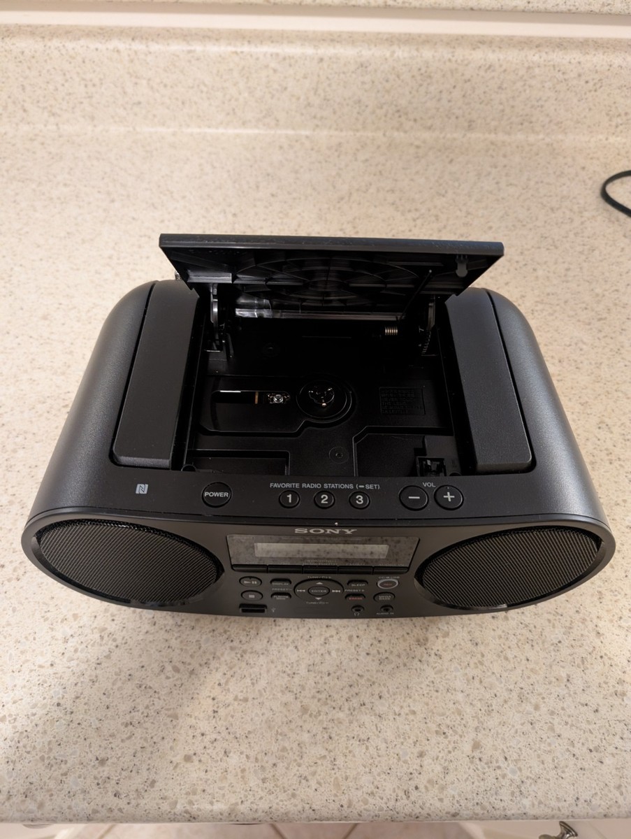 Sony ZS-RS60BT Bluetooth Boombox - Black for sale online | eBay
