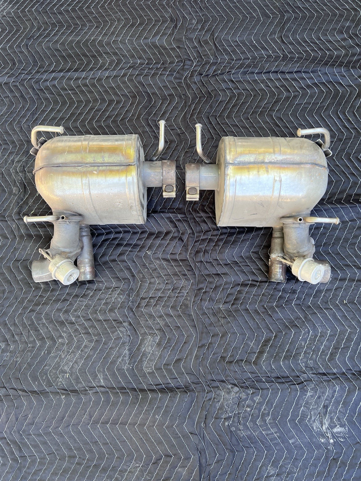 2012 Ferrari 458 Oem Mufflers Valved