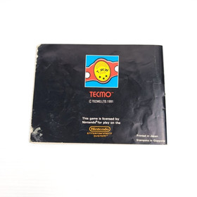 Tecmo World Wrestling Nintendo NES Mattel PAL A Manuale - Testato