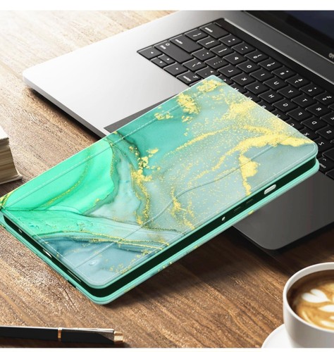OKP Hülle für Samsung Galaxy Tab A9 8,7 Zoll Neu ohne Etikett Marmor Grün - Bild 11 von 11