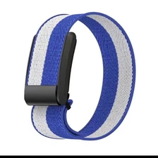 New Whoop 5.0 Blu/white band. Comes in Black color trim/hook/link/clasp