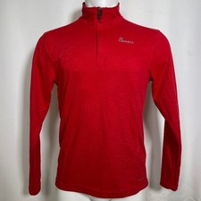 Chick-fil-A Oobe Hydrovent Red Quarter Zip Performance Top Men's SMALL
