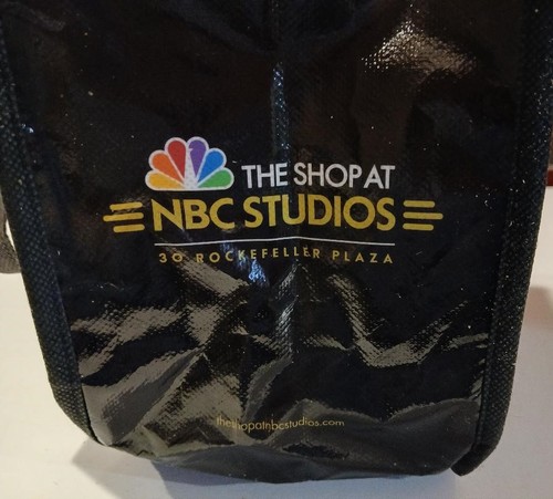 Used Medium-sized, Colorful Souvenir NBC Studios Tote, 11 by 9 by 5 inches