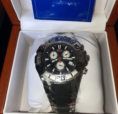 NIB Daniel Steiger Men s Watch Adventurer Chronograph Swiss Movement w/ Box