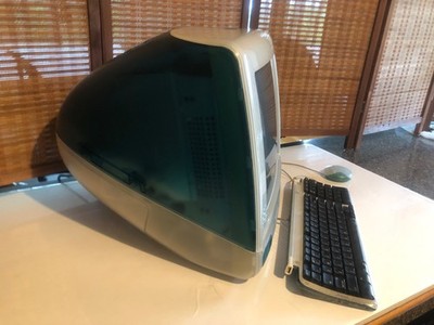 Vintage 1st generation iMac computer, Mac OS 9.1