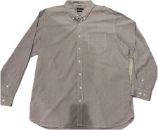 Sportscraft Size XXXL Long Sleeve Button Down Business Dress Shirt Cotton