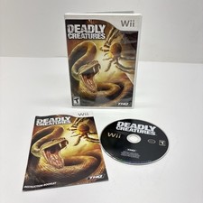 Deadly Creatures (Nintendo Wii, 2009)  Complete w/Manual Tested 
