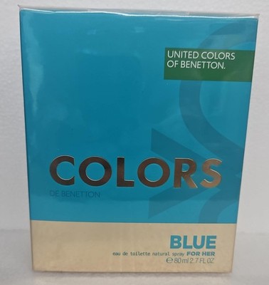 Colors BLUE United Colors Of Benetton 2.7oz/80mL Women's Natural EDT Spray NIB