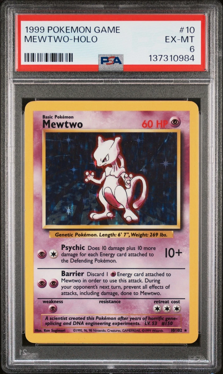 Pokémon TCG Base Set Grade 6 English Collectible Individual Card