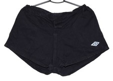 UMBRO VINTAGE 1980S BLACK FOOTBALL SHORTS SIZE XL ADULT