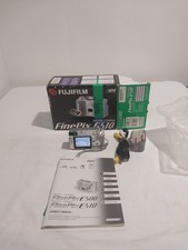 Fujifilm Finepix E Series E510 5.2MP Digital Camera Silver. Tested And Working.