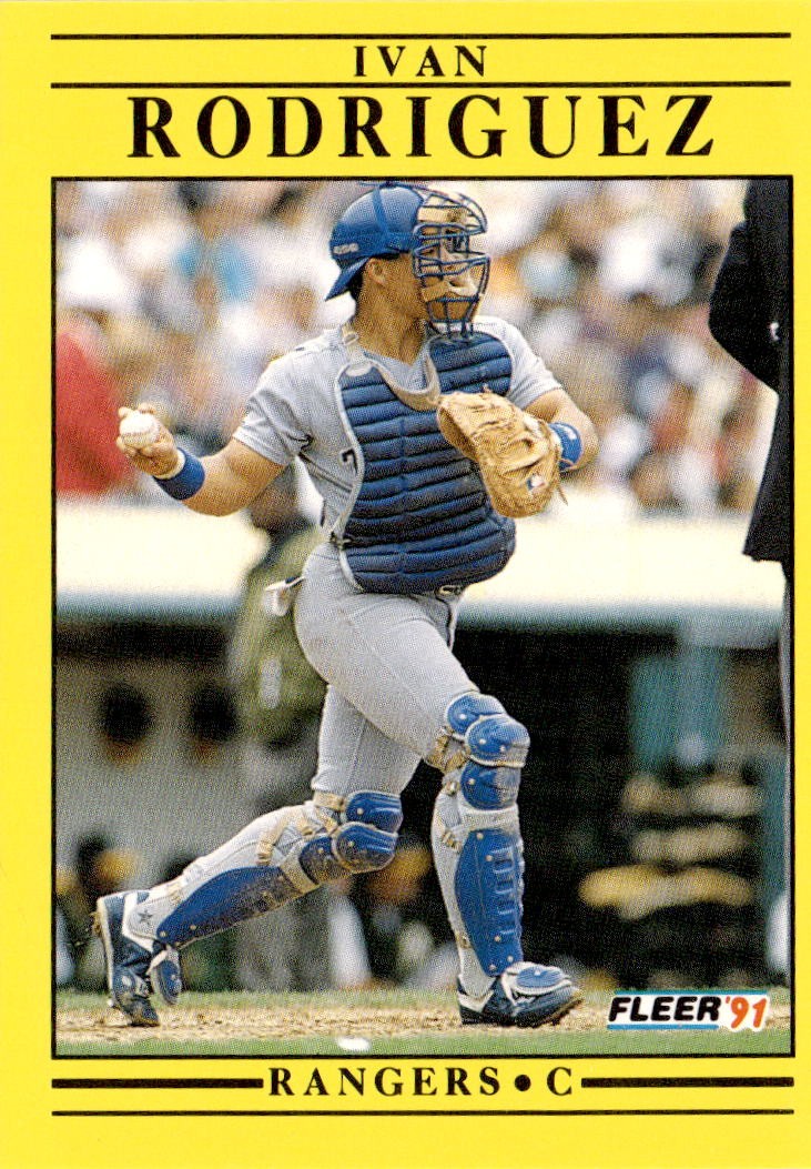 1991 Fleer Update #U-62 Ivan Rodriguez