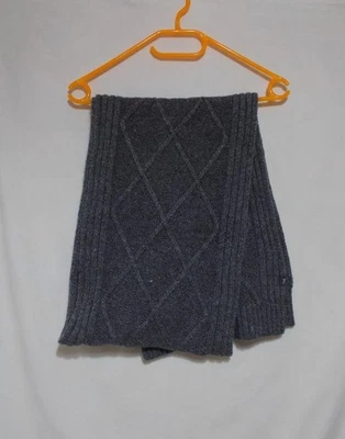 Men Brax Scarf Grey Wool One size - Bild 1 von 4