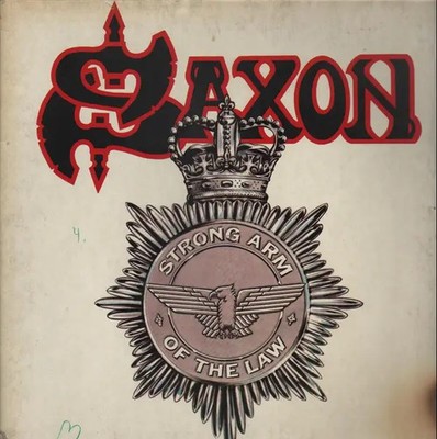 Saxon Strong Arm Of The Law GATEFOLD Carrere Vinyl LP