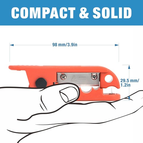 iCrimp ICP-240 Cable Stripper for AWG 12 to 4/0 Round Cables, Radial Wire...  - Foto 4 di 8