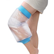 Asunby Adult Knee Cover Protector for Shower-Reusable, Waterproof Cast Cover