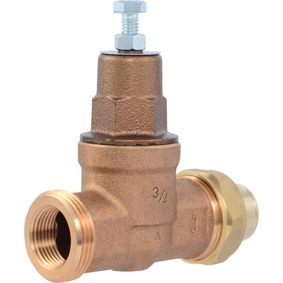 #ad EB45 Pressure Regulating Valve Single Union 3 4 Inch Sweat x NPT Female Me... $118.49