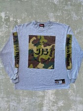 Vintage Johnny Blaze Wu-Tang Method Man 90s Y2K Camo Long Sleeve Tee Shirt  XL 