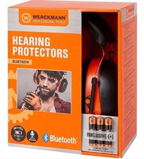 Werckmann Bluetooth Geh&ouml;rschutz Kopfh&ouml;rer mit Mikrofon Anti L&auml;rm -incl. Batterie