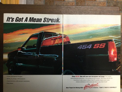AW 2026 Advertisement 1991 Chevrolet Pickup Truck 454 SS 2 page 2 piece