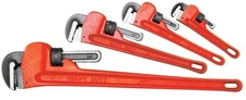 Performance Tool W1136 4 Piece Pipe Wrench Set