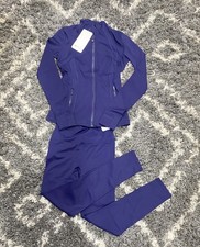 Navy Blue Lulu Define Jacket And Leggings Set Size 6
