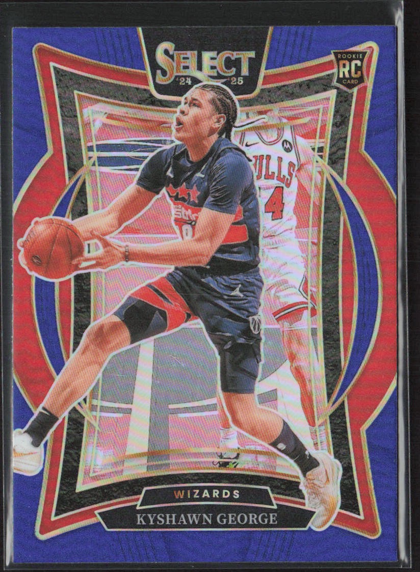 2024-25 Panini Select #85 Kyshawn George Blue Prizm