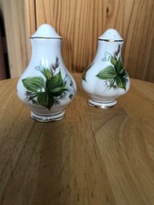 Royal Albert Trillium salt and pepper pots