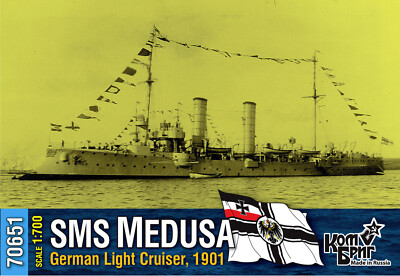 # Combrig 70651 : Resin-Bausatz ''SMS  MEDUSA''  1:700  Dt. Leichter Kreuzer 1901