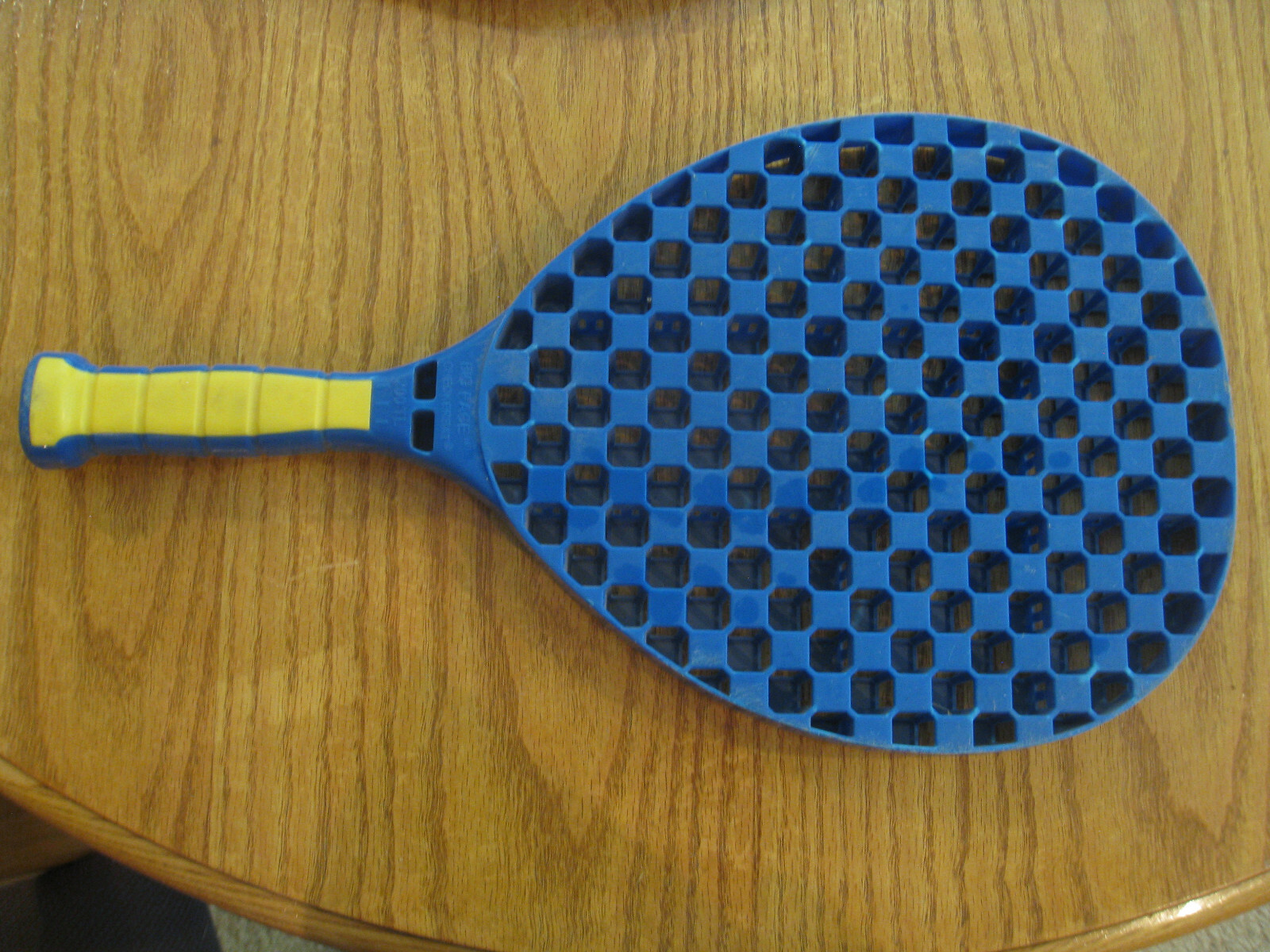 Pair of Vintage Blue Plastic Big Face Checkerbat Racquetball Rackets eBay