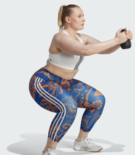 ADIDAS X FARM RIO 7/8 LEGGINGS (PLUS SIZE) | eBay