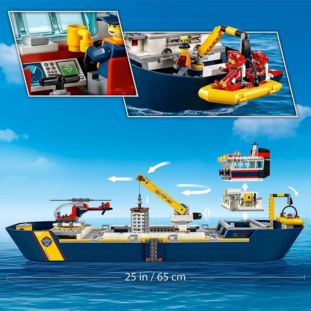 LEGO City Sea Expedition Undersea Exploration Vessel 60266 | eBay