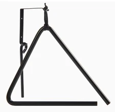 Upstreet Triangle Dinner Bell Outside cast iron Metal Hanger and Call Striker