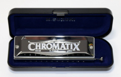 M. Suzuki SCX-48 Chromatix 12 Hole Chromatic Harmonica w/Case