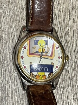 Vintage Tweety Bird Watch Warner Bros Tweety Bird Watch New 