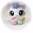Mini Toy Pet Shop, Dog Puppy, Husky , OOAK Custom Hand Painted, Nice!