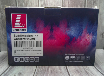 GENUINE OEM Epson Dye Sublimation CMYK 140 ml 4-Ink Set For EP F series T49m