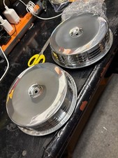 56-57 Corvette Dual Quad 7 Inch Air Cleaners 2x4 Original Style 245 270hp