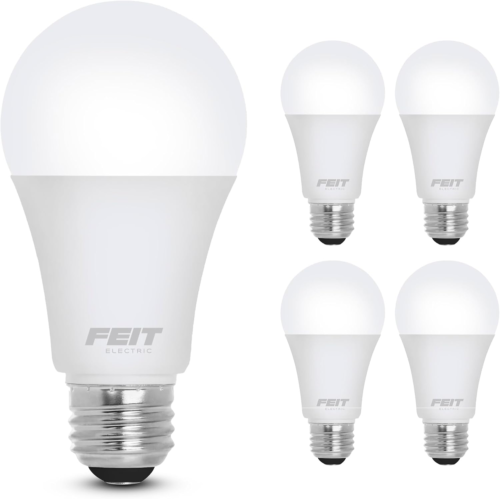 A19 LED Light Bulb, 60W Equivalent, Dimmable, 800 Lumens, E26 Medium Base, 3000K