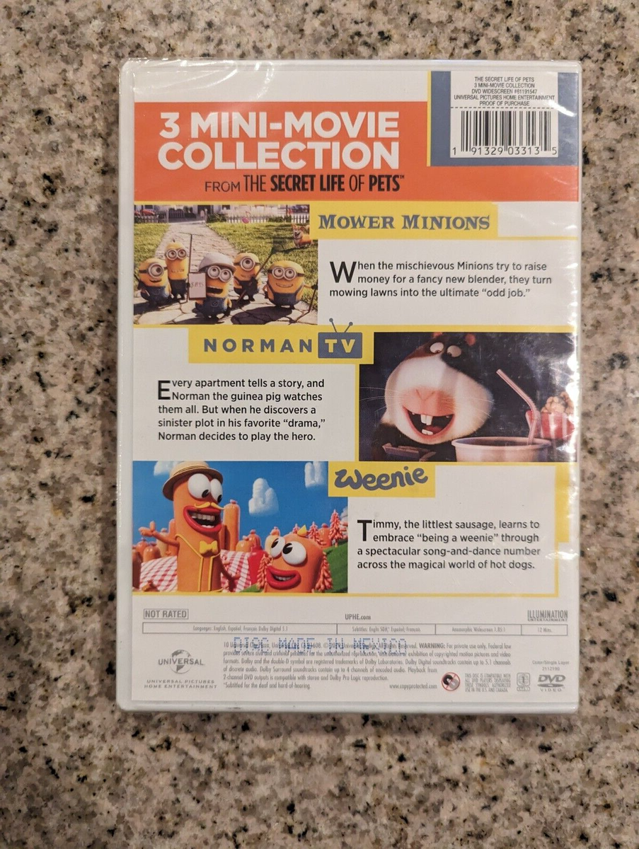 The Secret Life of Pets: 3 Mini-Movie Collection [DVD] dvd New