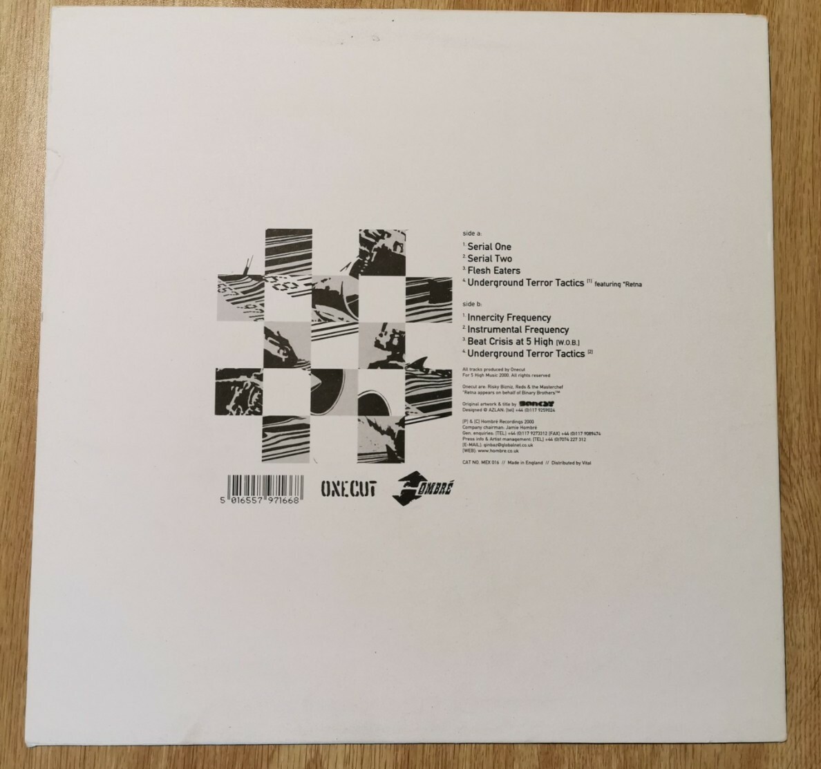 Banksy One Cut Underground Terror Tactics, 2000 Rare 12