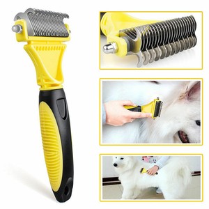 Professional-Pet-Grooming-Undercoat-Rake-Comb-Dematting-Tool-Dog-Cat-Brush-AU