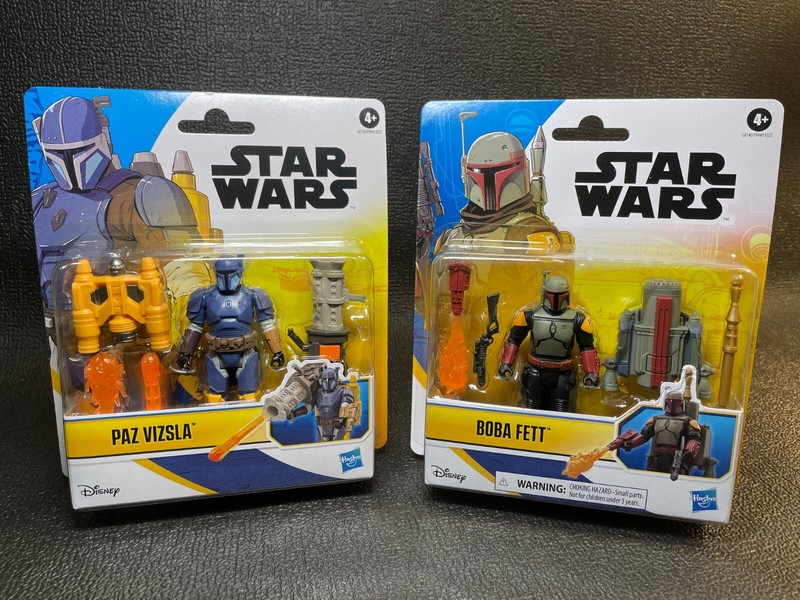 Star Wars 4" Action Figure Lot of 2: "Boba Fett" & "Paz Vizsla"
