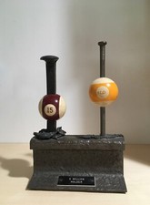 Unique Vintage Billiards Pool Railroad Sculpture - Railway Track, Spike  Nail